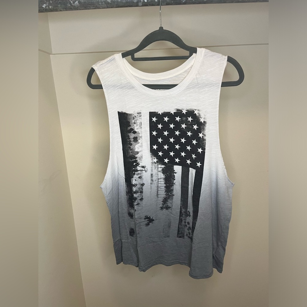 Women’s size large American flag muscle tee from Aeropostale